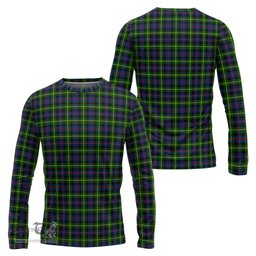 ScotsTee Shop Scottish Farquharson Modern Clan Tartan Long Sleeve T Shirt