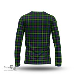ScotsTee Shop Scottish Farquharson Modern Clan Tartan Long Sleeve T Shirt