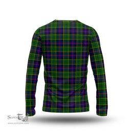 ScotsTee Shop Scottish Forsyth Modern Clan Crest Tartan Long Sleeve T Shirt