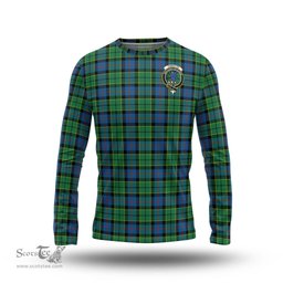 ScotsTee Shop Scottish Forsyth Ancient Clan Crest Tartan Long Sleeve T Shirt