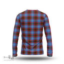 ScotsTee Shop Scottish Crichton Clan Tartan Long Sleeve T Shirt