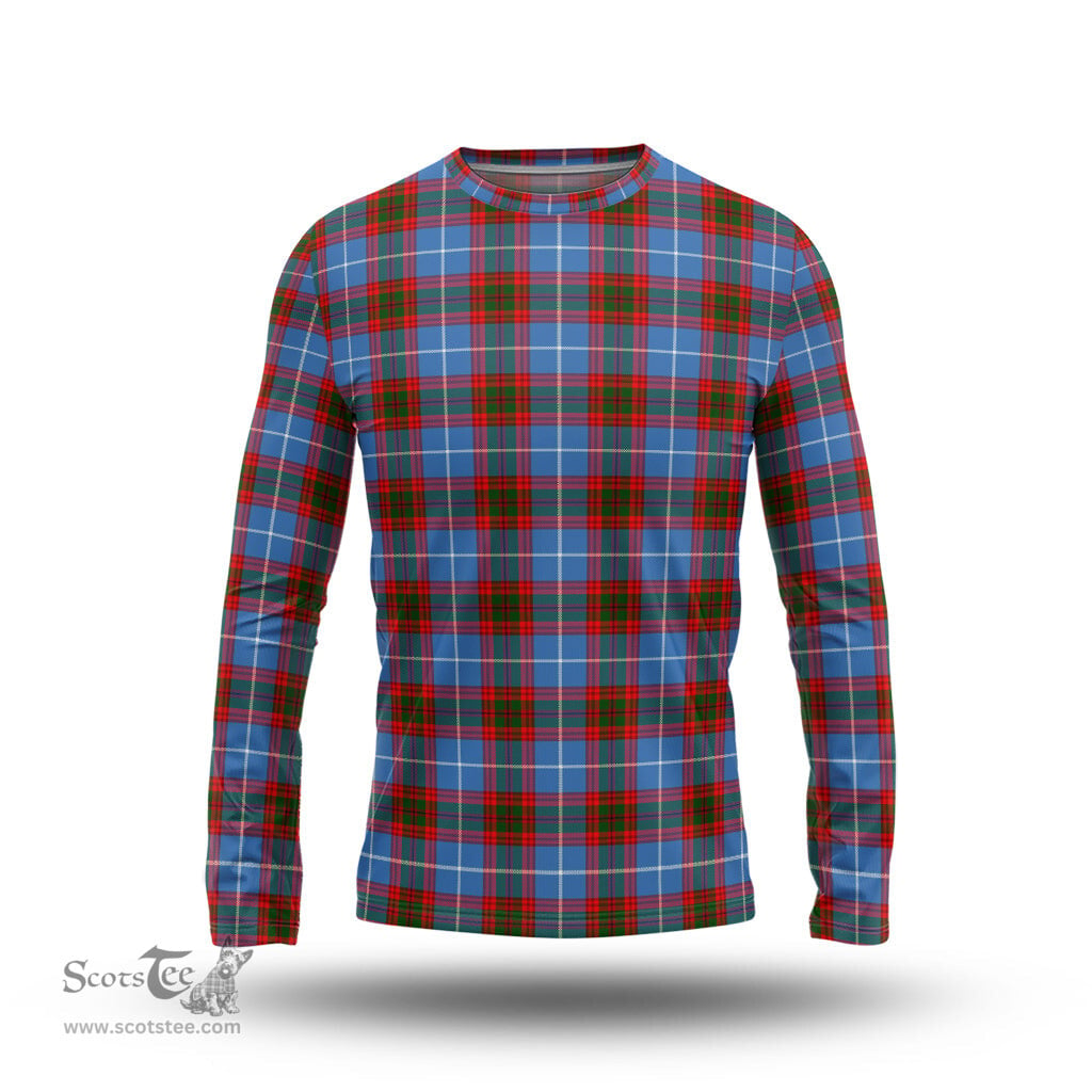ScotsTee Shop Scottish Crichton Clan Tartan Long Sleeve T Shirt
