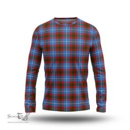 ScotsTee Shop Scottish Crichton Clan Tartan Long Sleeve T Shirt