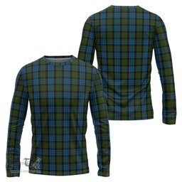 ScotsTee Shop Scottish Fletcher of Dunans Clan Tartan Long Sleeve T Shirt