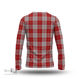 ScotsTee Shop Scottish Erskine Red Clan Tartan Long Sleeve T Shirt