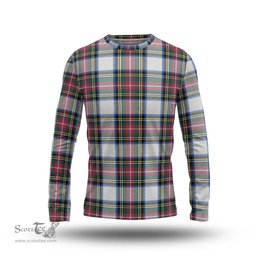 ScotsTee Shop Scottish Dennistoun Clan Tartan Long Sleeve T Shirt