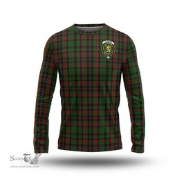 ScotsTee Shop Scottish Cumming Hunting Clan Crest Tartan Long Sleeve T Shirt