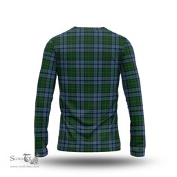 ScotsTee Shop Scottish Forsyth Clan Crest Tartan Long Sleeve T Shirt