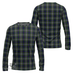 ScotsTee Shop Scottish Davidson of Tulloch Dress Clan Tartan Long Sleeve T Shirt