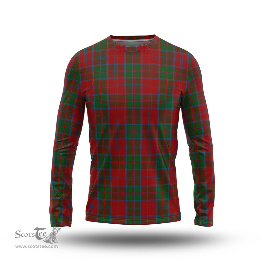 ScotsTee Shop Scottish Drummond Clan Tartan Long Sleeve T Shirt