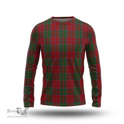 ScotsTee Shop Scottish Drummond Clan Tartan Long Sleeve T Shirt