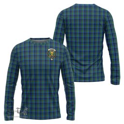 ScotsTee Shop Scottish Falconer Clan Crest Tartan Long Sleeve T Shirt