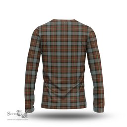 ScotsTee Shop Scottish Ferguson Weathered Clan Tartan Long Sleeve T Shirt