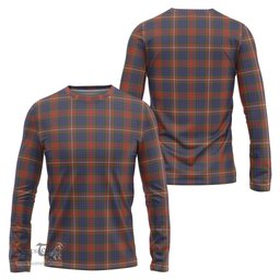 ScotsTee Shop Scottish Fraser Hunting Modern Clan Tartan Long Sleeve T Shirt