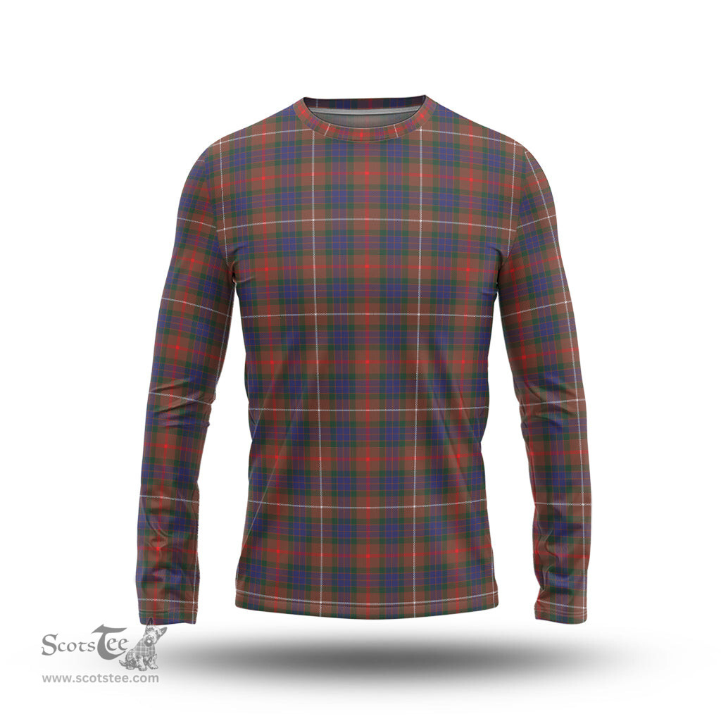 ScotsTee Shop Scottish Fraser Hunting Modern Clan Tartan Long Sleeve T Shirt