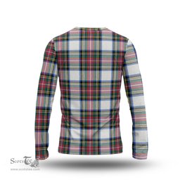 ScotsTee Shop Scottish Dennistoun Clan Crest Tartan Long Sleeve T Shirt