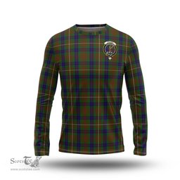 ScotsTee Shop Scottish Fraser Hunting Clan Crest Tartan Long Sleeve T Shirt