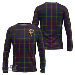 ScotsTee Shop Scottish Durie Clan Crest Tartan Long Sleeve T Shirt
