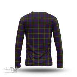 ScotsTee Shop Scottish Durie Clan Crest Tartan Long Sleeve T Shirt