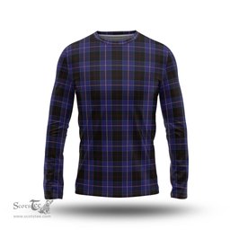 ScotsTee Shop Scottish Dunlop Clan Tartan Long Sleeve T Shirt