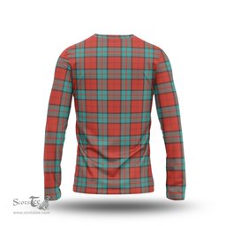 ScotsTee Shop Scottish Dunbar Ancient Clan Crest Tartan Long Sleeve T Shirt