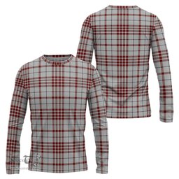 ScotsTee Shop Scottish Clayton Clan Tartan Long Sleeve T Shirt