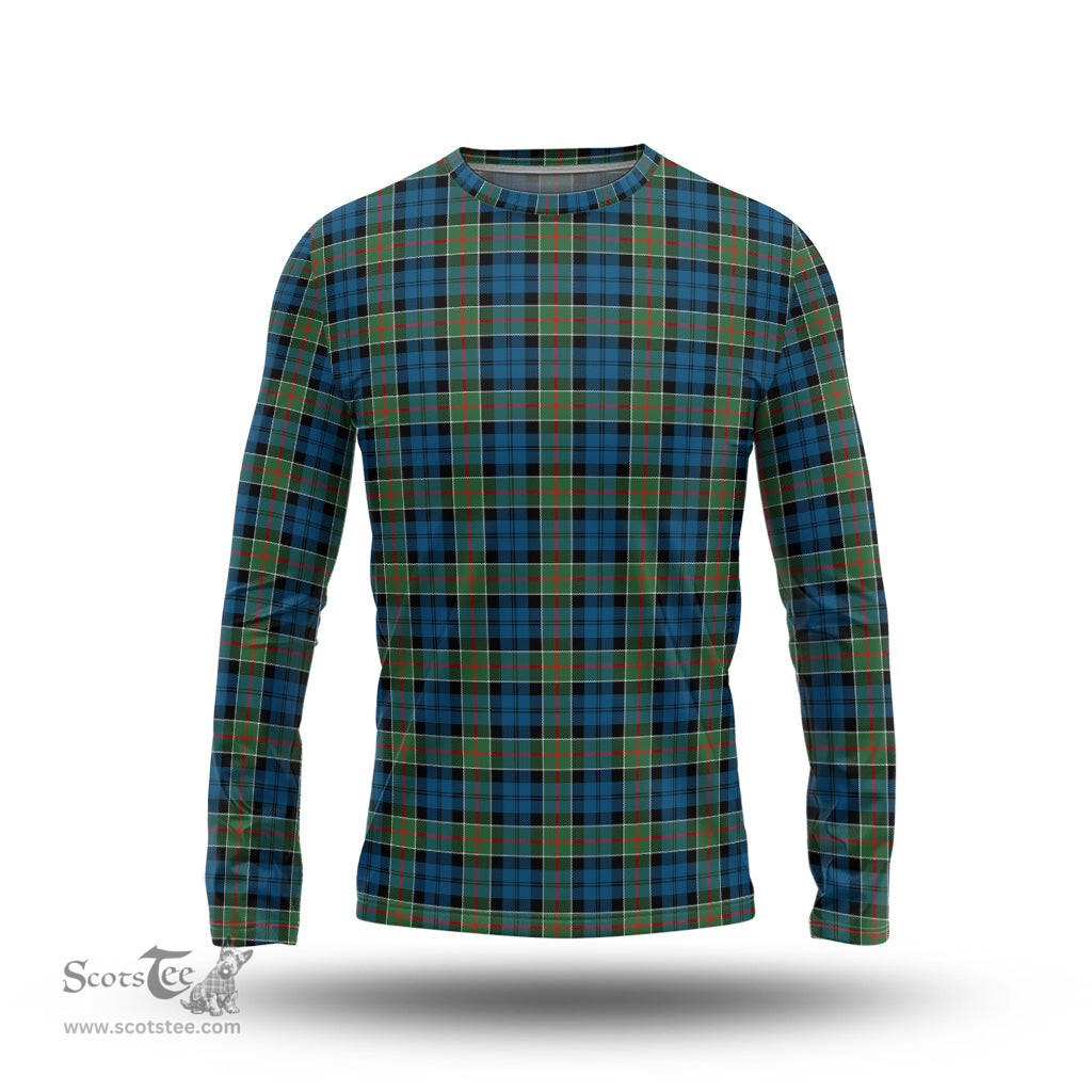 ScotsTee Shop Scottish Colquhoun Ancient Clan Tartan Long Sleeve T Shirt