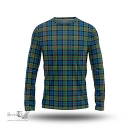 ScotsTee Shop Scottish Colquhoun Ancient Clan Tartan Long Sleeve T Shirt