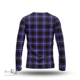 ScotsTee Shop Scottish Dunlop Modern Clan Tartan Long Sleeve T Shirt