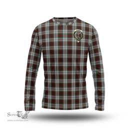 ScotsTee Shop Scottish Fraser Dress Clan Crest Tartan Long Sleeve T Shirt