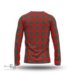 ScotsTee Shop Scottish Cumming Modern Clan Crest Tartan Long Sleeve T Shirt