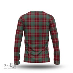 ScotsTee Shop Scottish Crawford Modern Clan Crest Tartan Long Sleeve T Shirt