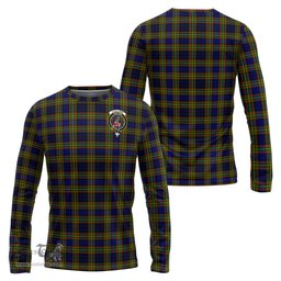 ScotsTee Shop Scottish Clelland Modern Clan Crest Tartan Long Sleeve T Shirt