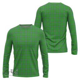 ScotsTee Shop Scottish Currie Clan Tartan Long Sleeve T Shirt
