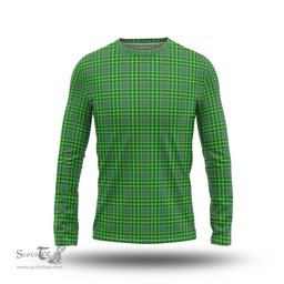 ScotsTee Shop Scottish Currie Clan Tartan Long Sleeve T Shirt