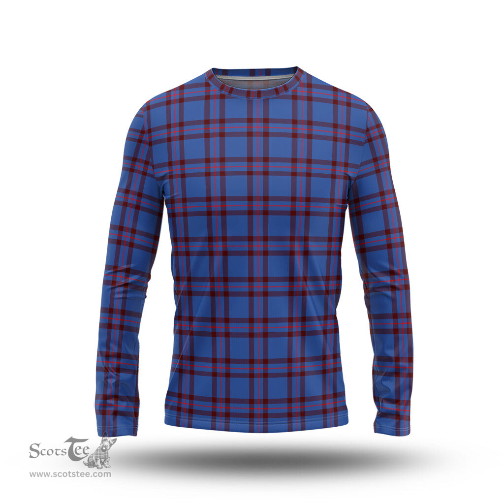 ScotsTee Shop Scottish Elliot Modern Clan Tartan Long Sleeve T Shirt
