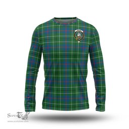 ScotsTee Shop Scottish Duncan Ancient Clan Crest Tartan Long Sleeve T Shirt