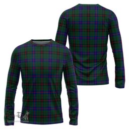 ScotsTee Shop Scottish Davidson Modern Clan Tartan Long Sleeve T Shirt