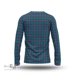 ScotsTee Shop Scottish Douglas Modern Clan Crest Tartan Long Sleeve T Shirt