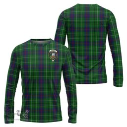 ScotsTee Shop Scottish Duncan Clan Crest Tartan Long Sleeve T Shirt