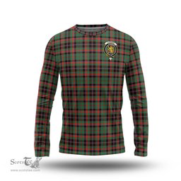 ScotsTee Shop Scottish Cumming Hunting Ancient Clan Crest Tartan Long Sleeve T Shirt