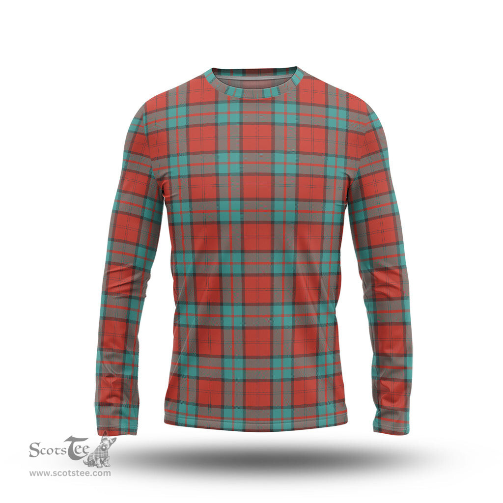 ScotsTee Shop Scottish Dunbar Ancient Clan Tartan Long Sleeve T Shirt
