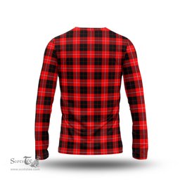 ScotsTee Shop Scottish Cunningham Modern Clan Crest Tartan Long Sleeve T Shirt