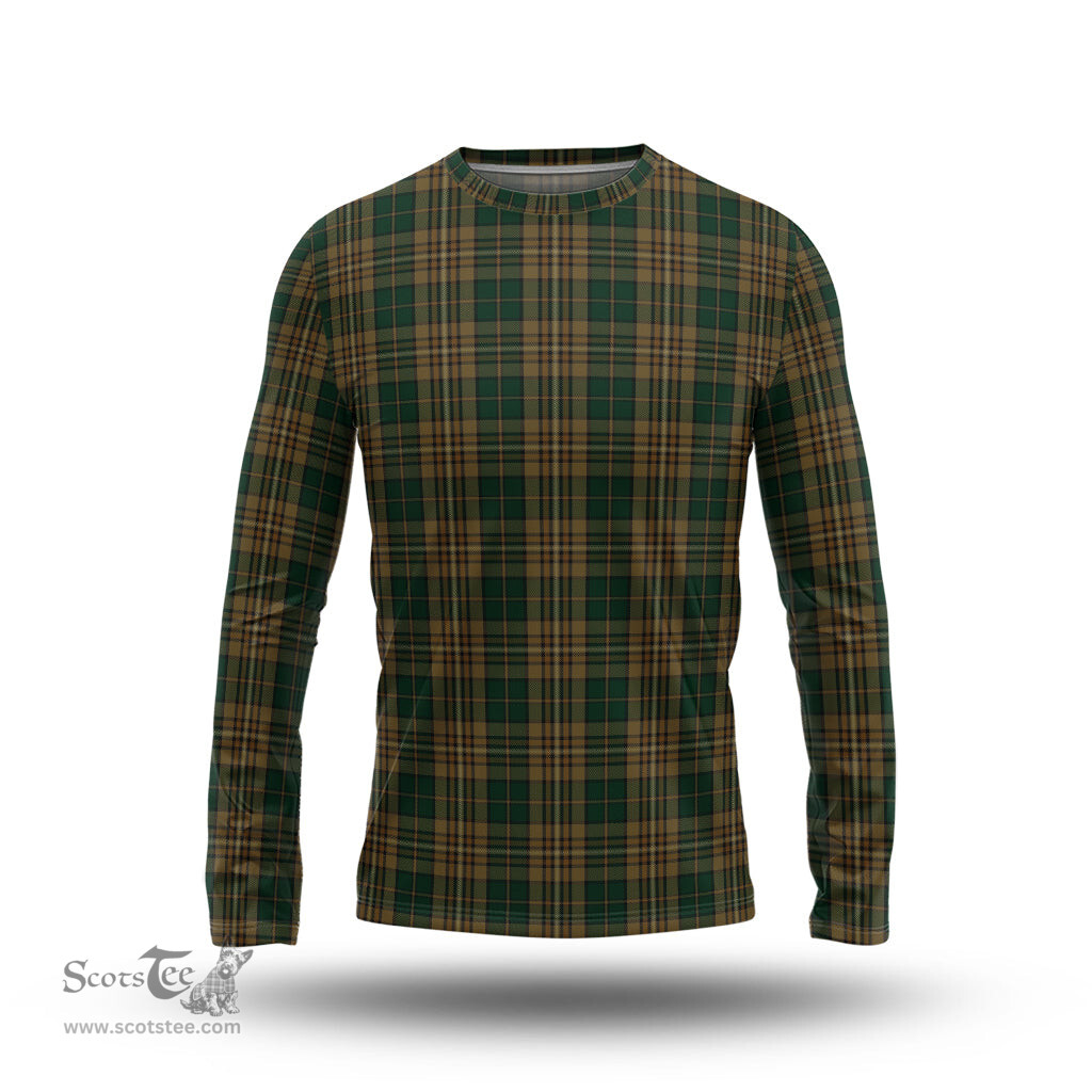 ScotsTee Shop Scottish Fitzsimmons Clan Tartan Long Sleeve T Shirt