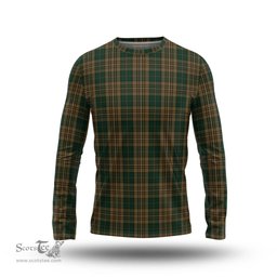 ScotsTee Shop Scottish Fitzsimmons Clan Tartan Long Sleeve T Shirt