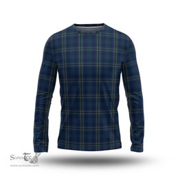 ScotsTee Shop Scottish Fermanagh County Ireland Clan Tartan Long Sleeve T Shirt