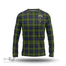 ScotsTee Shop Scottish Ferguson Modern Clan Crest Tartan Long Sleeve T Shirt