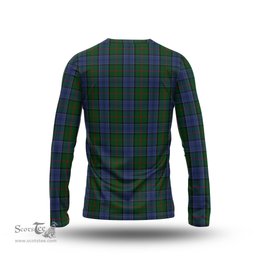 ScotsTee Shop Scottish Colquhoun Clan Tartan Long Sleeve T Shirt