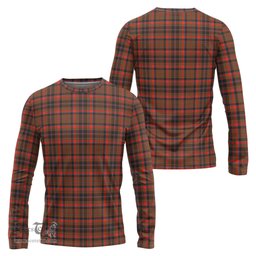 ScotsTee Shop Scottish Cumming Hunting Weathered Clan Tartan Long Sleeve T Shirt