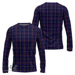 ScotsTee Shop Scottish Fitzgerald Hunting Clan Tartan Long Sleeve T Shirt